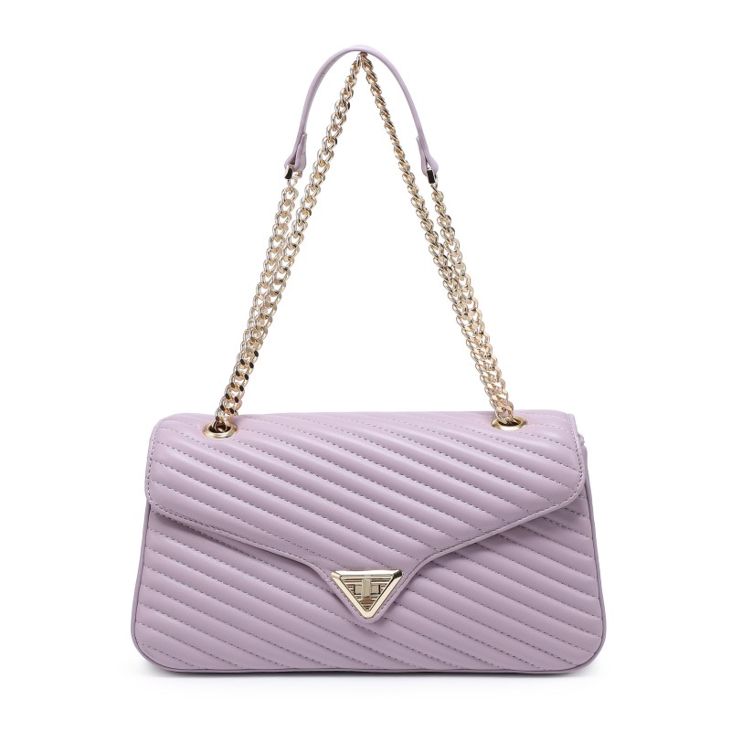 Cocoberry Quilted Chain Shoulder Bag in Black