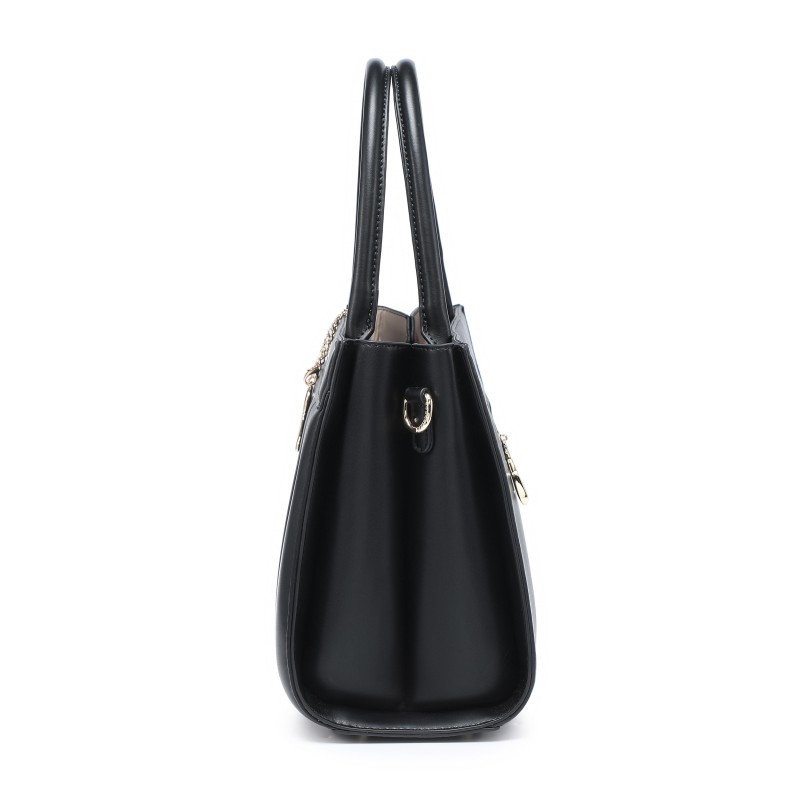 Cocoberry  Stylish Leather purse black